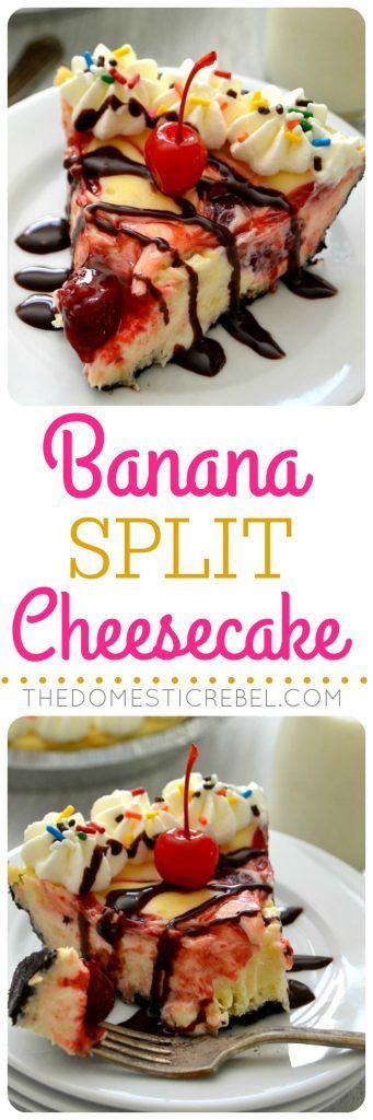 Banana Split Cheesecake