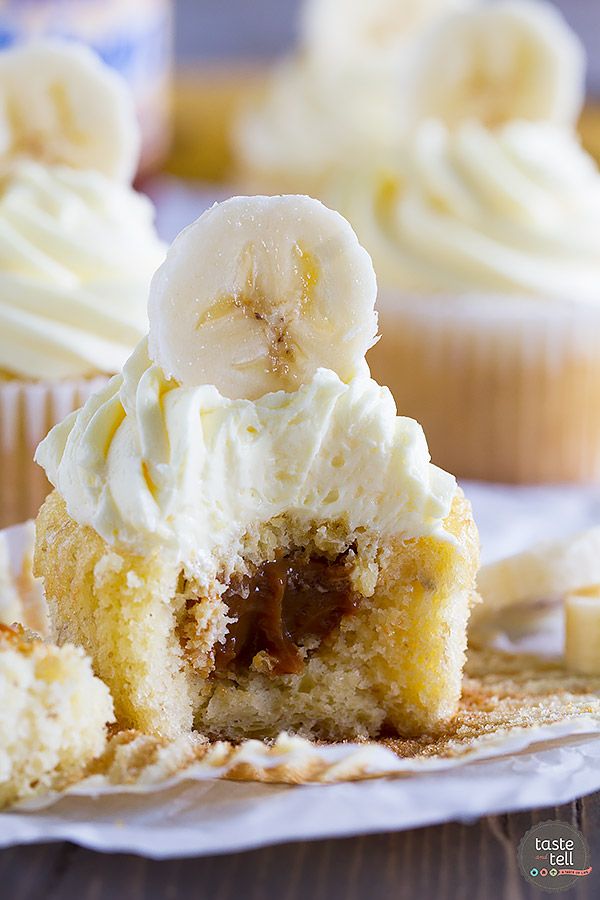 Bananas Foster Cupcakes