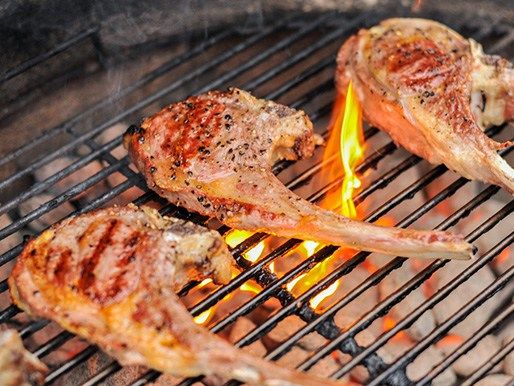 Barbecued Lamb Chops