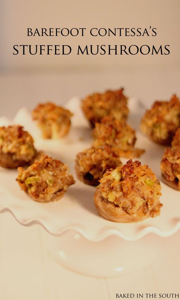 Barefoot Contessa's Sausage Stuffed Mushrooms