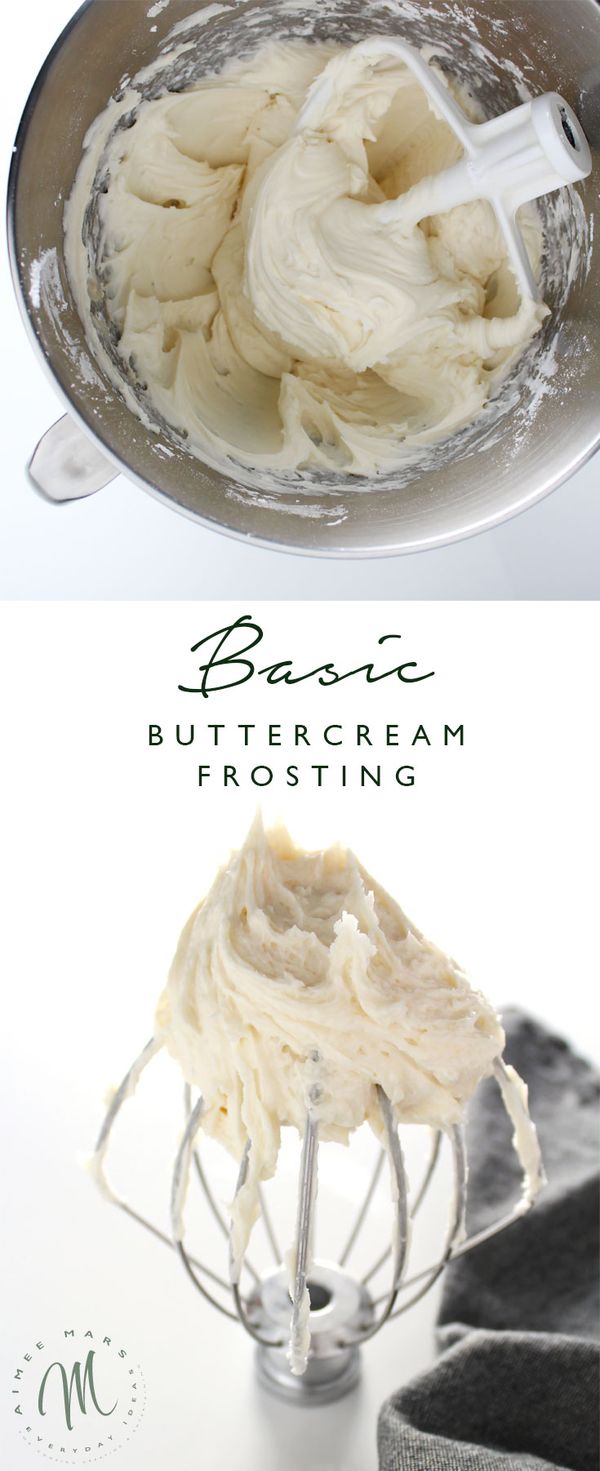 Basic Buttercream Frosting