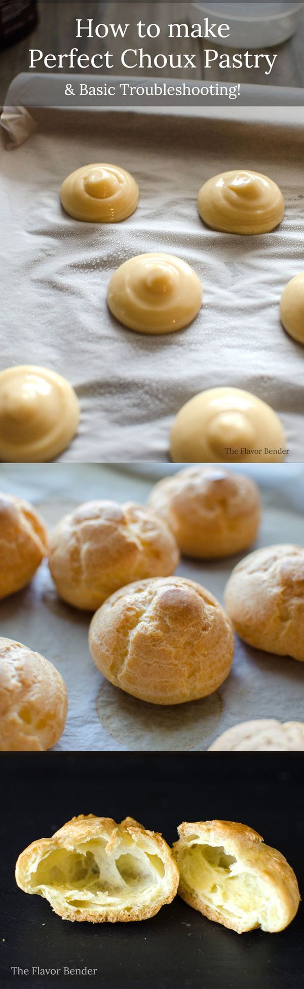 Basic Choux Pastry and Troubleshooting guide