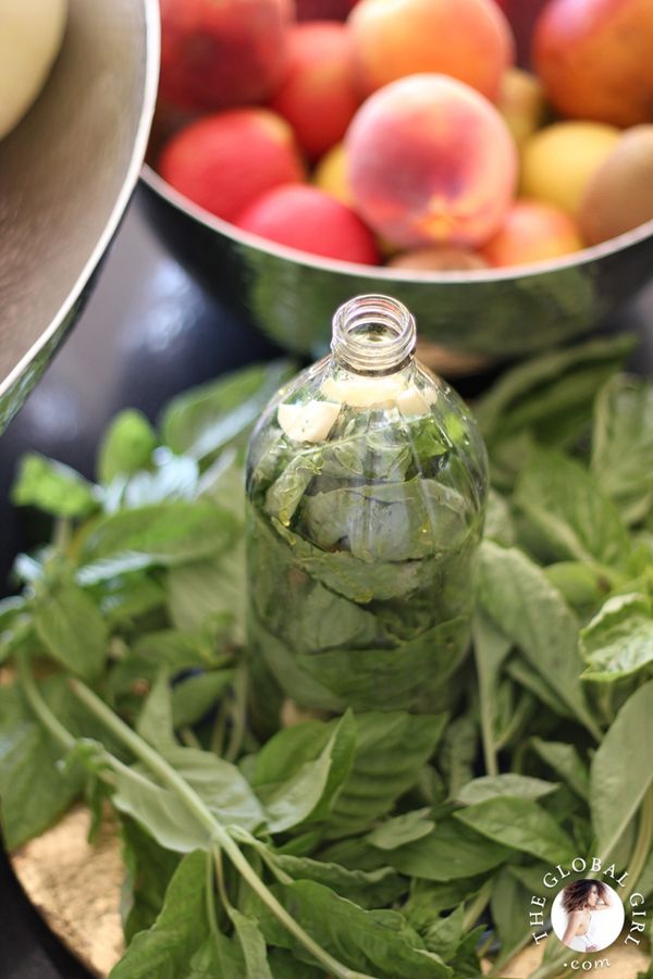 Basil Infused Olive Oil