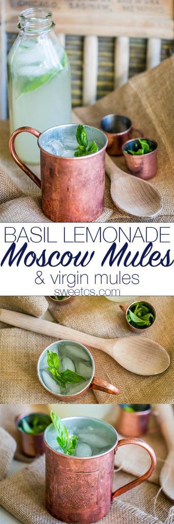 Basil Lemonade Moscow Mule