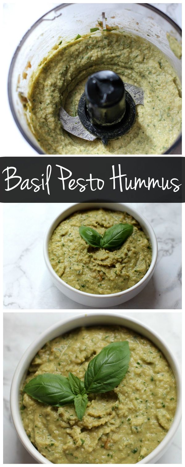 Basil Pesto Hummus