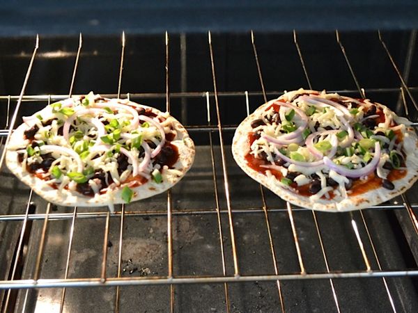 BBQ Black Bean Pizzas