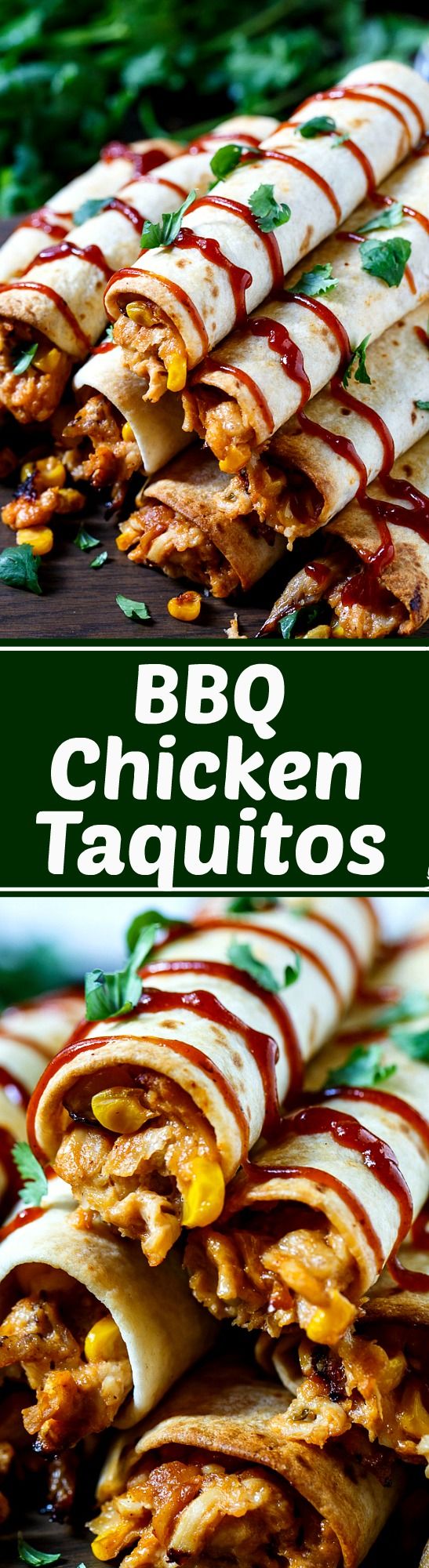 BBQ Chicken Taquitos