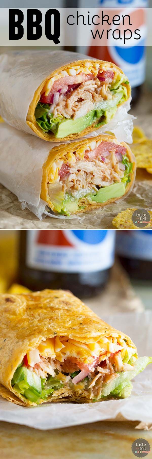 BBQ Chicken Wraps