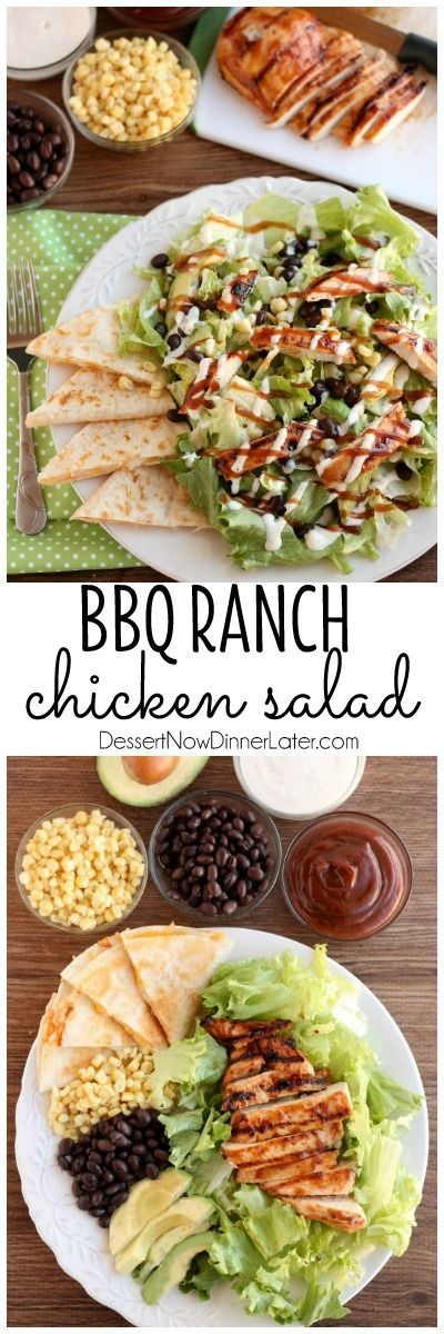 BBQ Ranch Chicken Salad