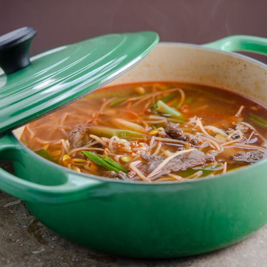 Beef and Bean Sprout Soup