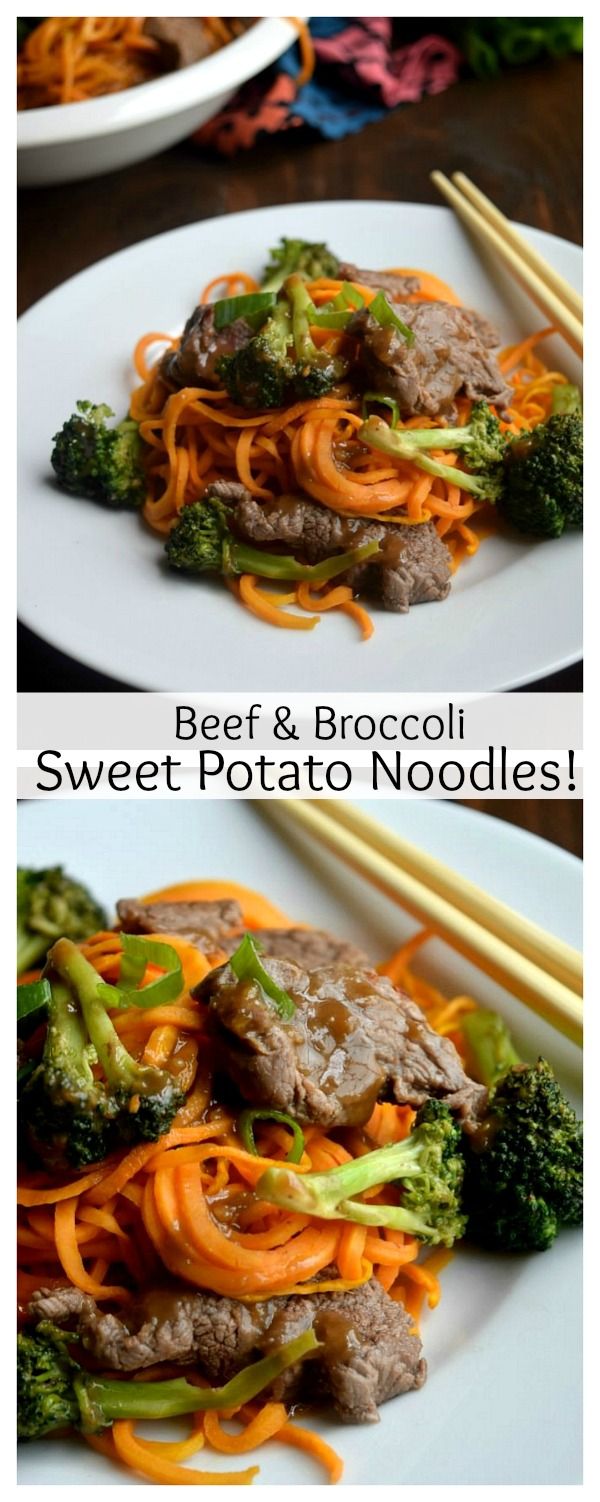 Beef and Broccoli Sweet Potato Noodles 2.0 (soy-free