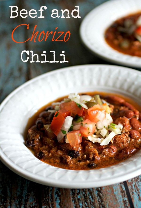 Beef and Chorizo Chili