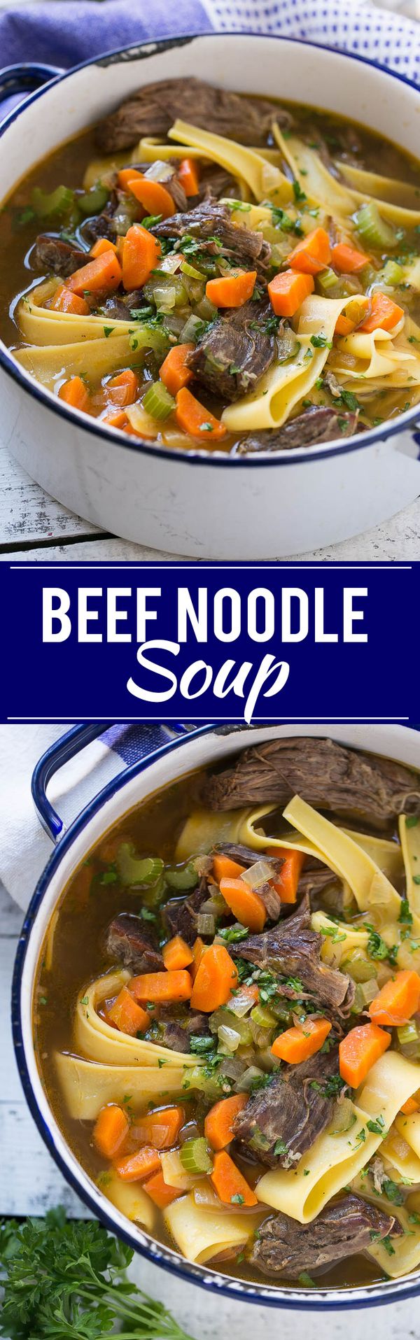 Beef and Egg Noodle Soup