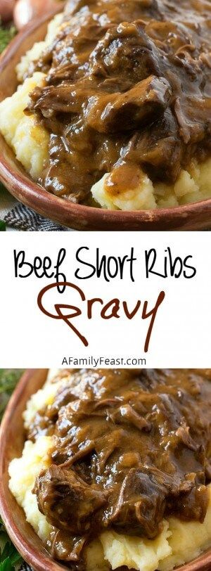 Beef Short Ribs Gravy