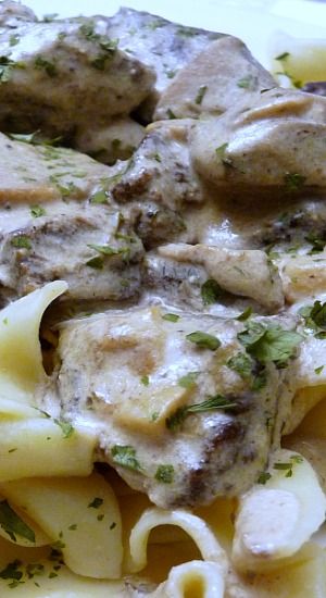 Beef Stroganoff (Russian Style