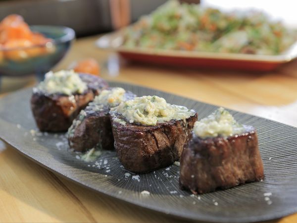 Beef Tenderloin Filets with Habanero Butter