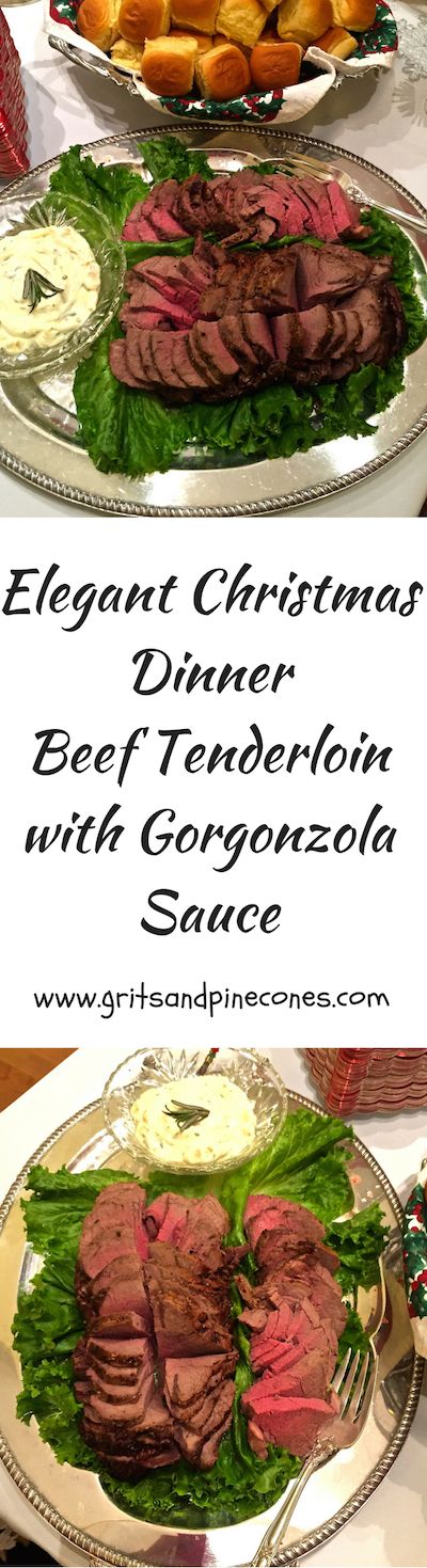 Beef Tenderloin with Gorgonzola Sauce