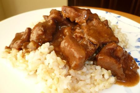 Beef Tips & Gravy With Rice