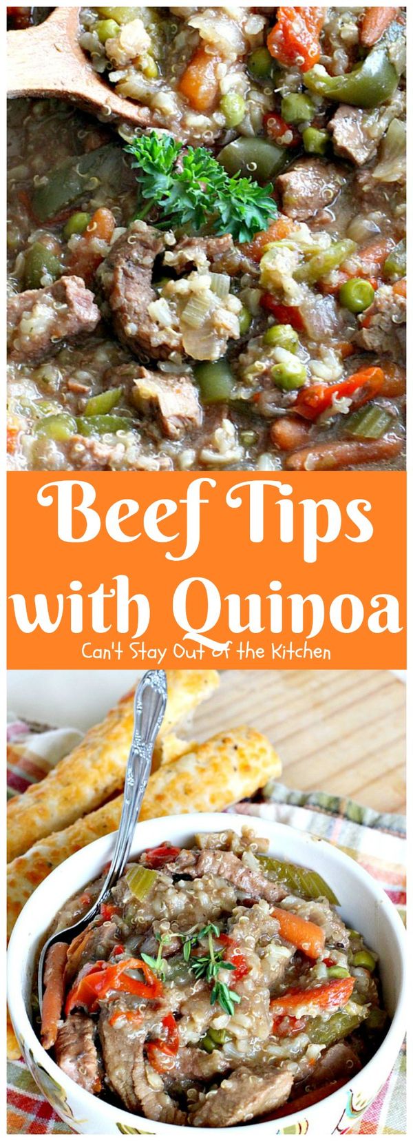 Beef Tips with Quinoa