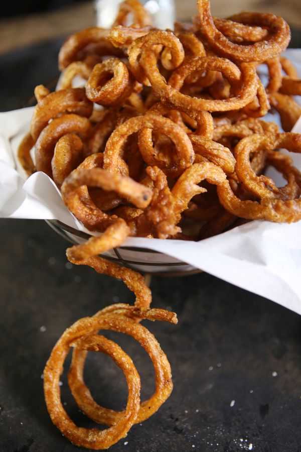 Beer-Battered Curly Fries