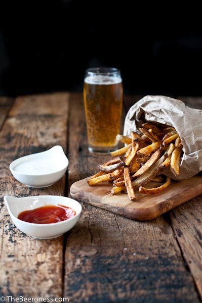 Beer Soaked Oven Fries