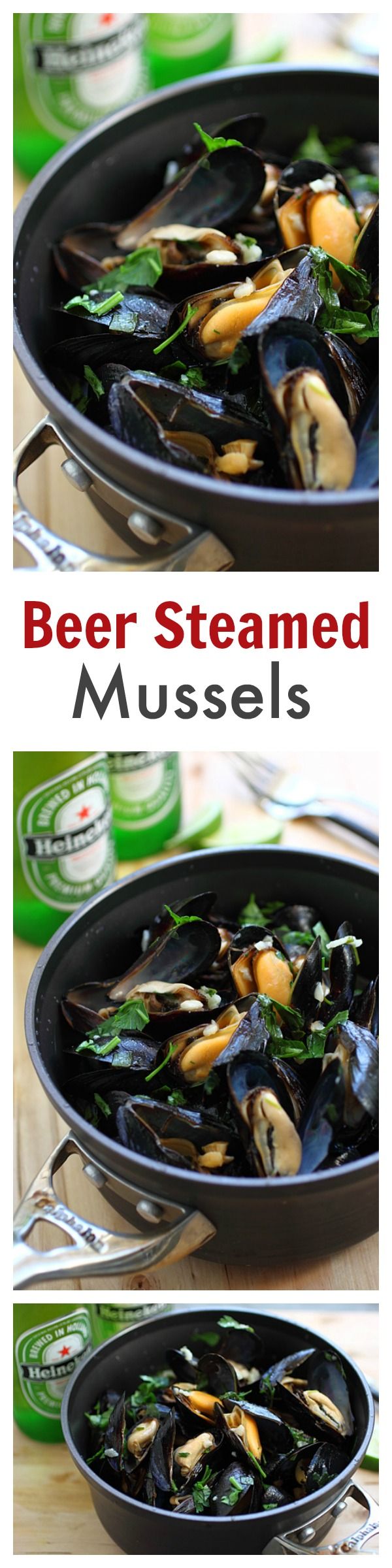 Beer Steamed Mussels