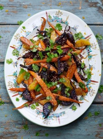 Beetroot, carrot & orange salad