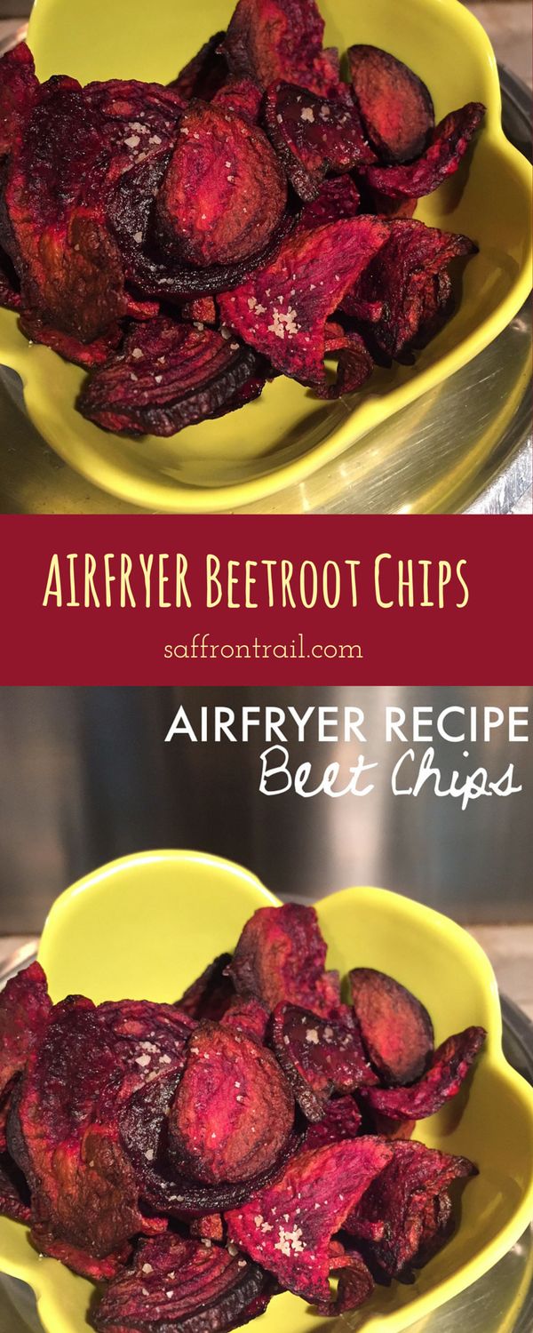 Beetroot Chips in Airfryer