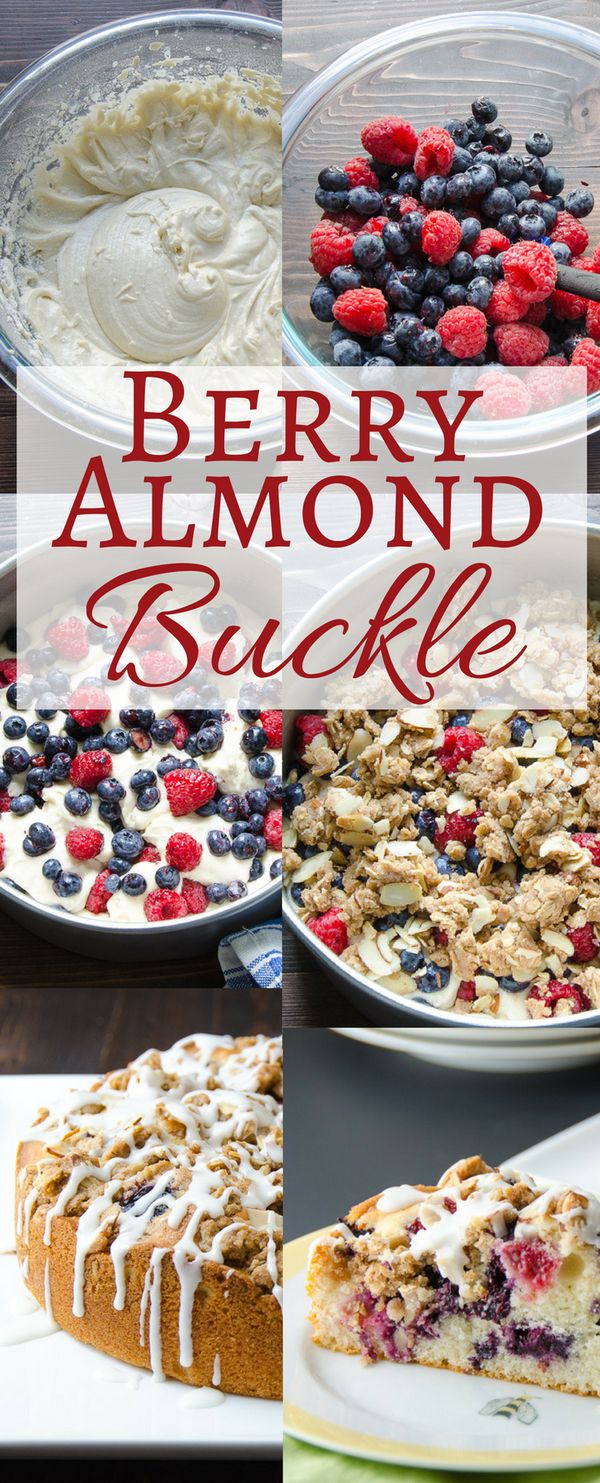 Berry almond buckle