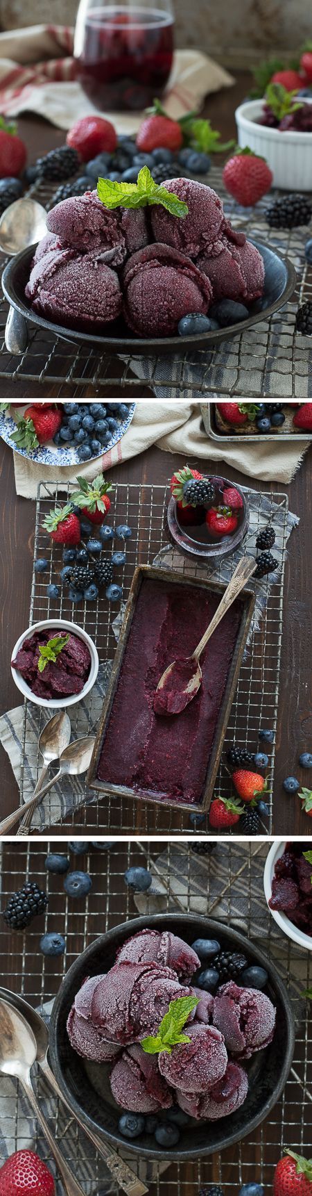 Berry Sangria Sorbet