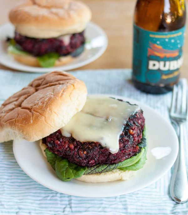 Best-Ever Beet and Bean Burgers