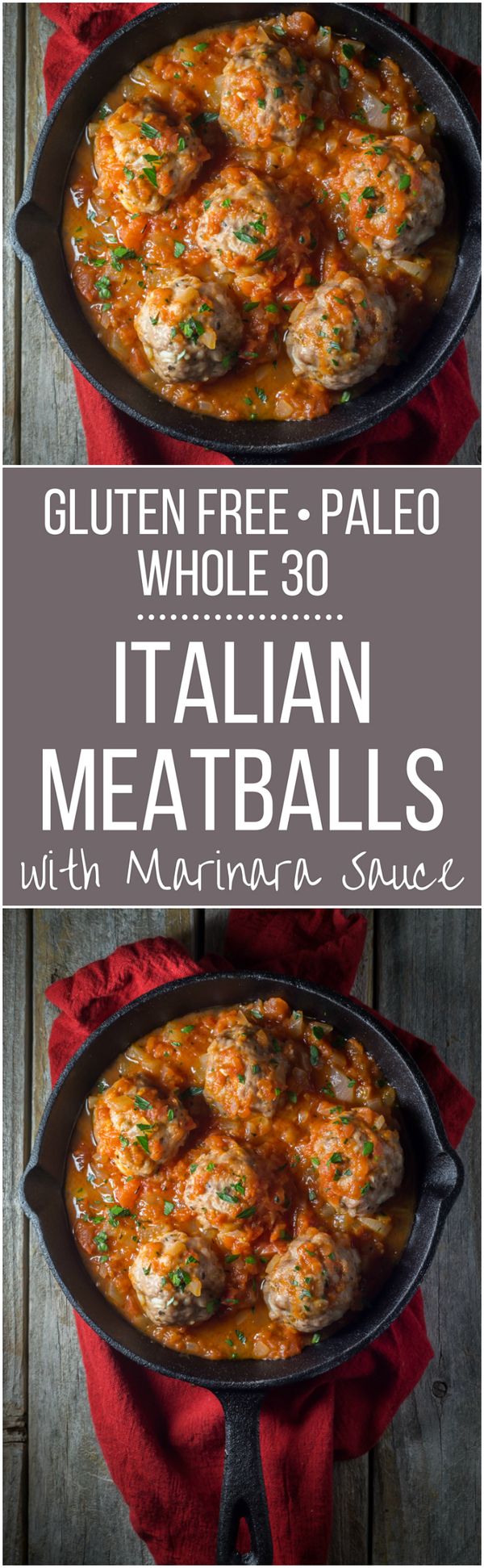 Best Ever Paleo Italian Meatballs in Marinara Sauce