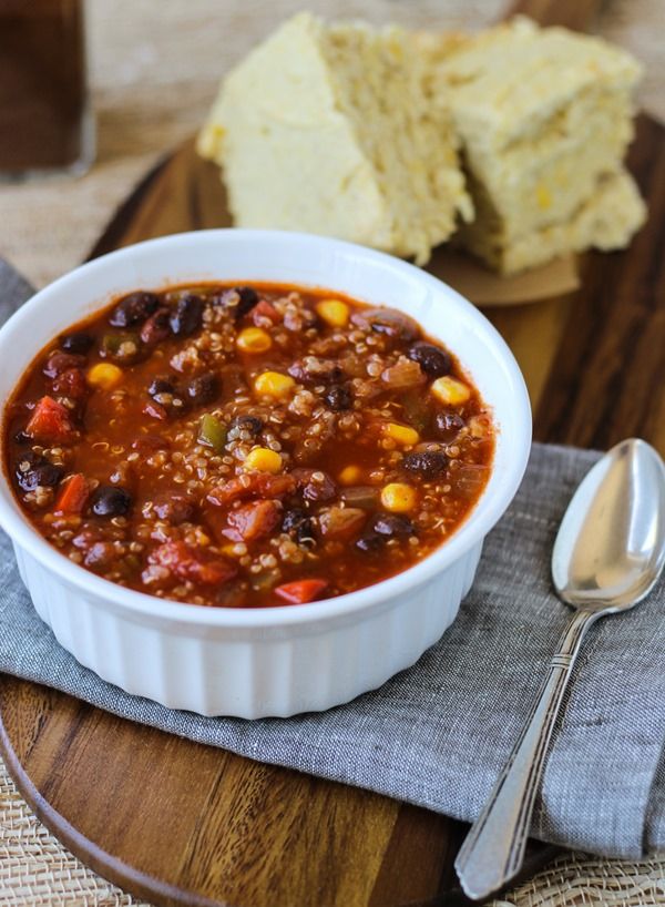 Best Ever Quinoa Chili (vegan and gluten-free