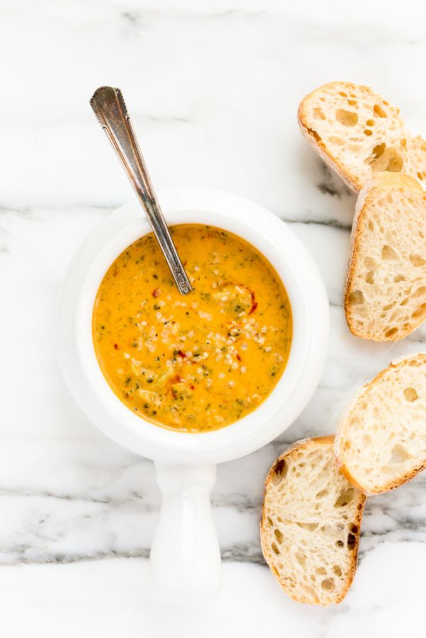 Best Ever Vegan Creamy Broccoli Cheese Soup