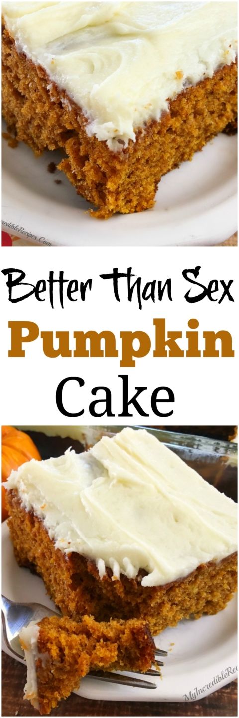 Better than Sex PUMPKIN Cake