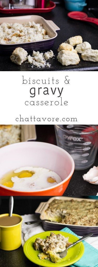 Biscuits & Gravy Casserole