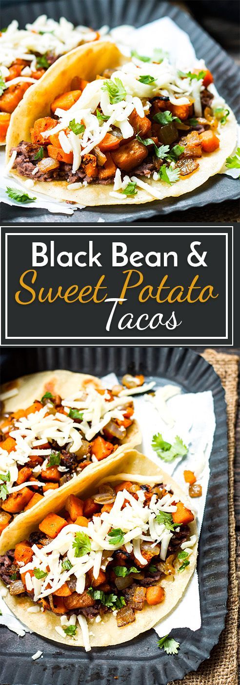 Black Bean & Sweet Potato Tacos