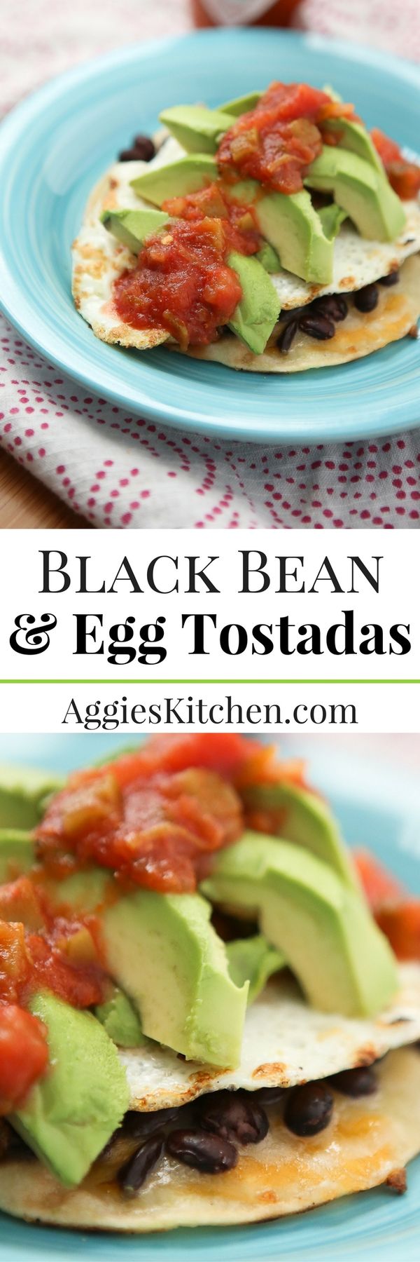 Black Bean and Egg Tostadas