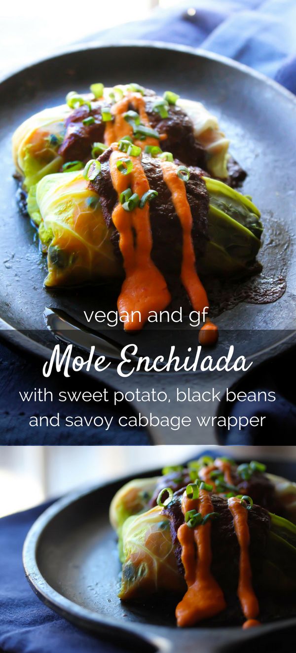 Black Bean and Sweet Potato Enchilada