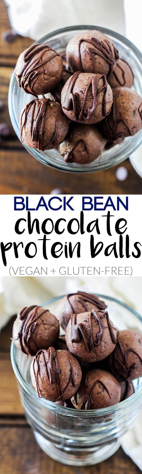 Black Bean Chocolate Protein Balls