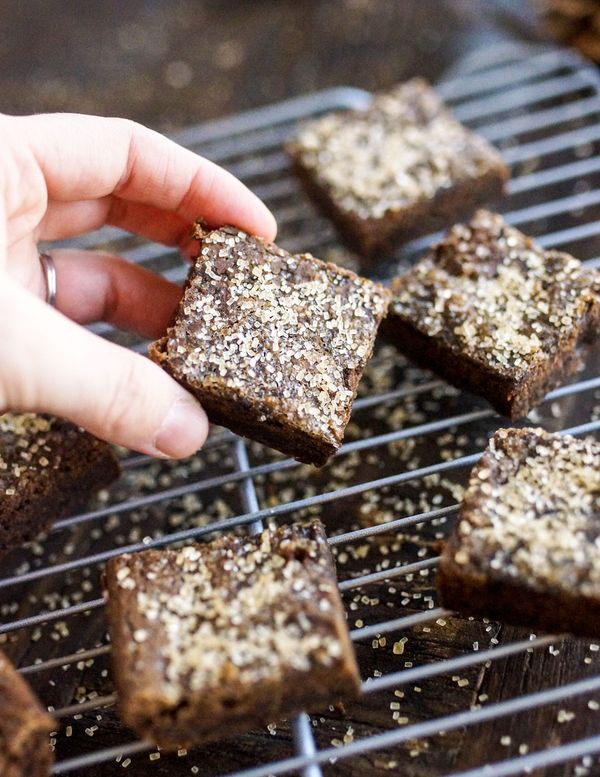 Black Bean Gingerbread Bars