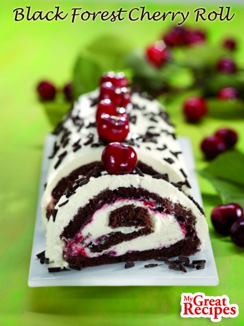 Black Forest Cherry Roll