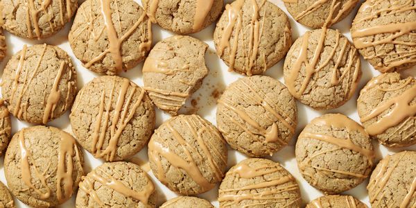 Black Tea Cardamom Cookies with Black Tea Icing