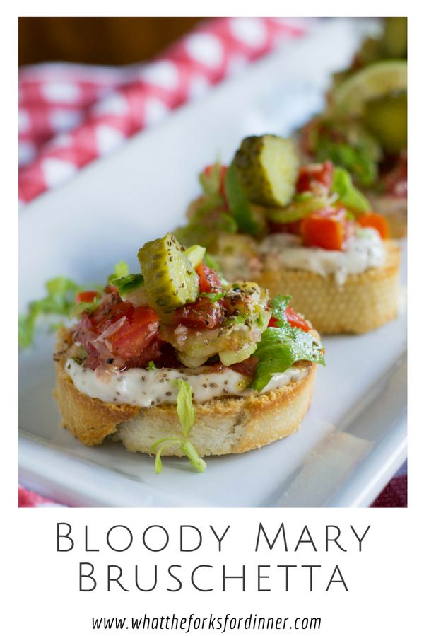 Bloody Mary Bruschetta