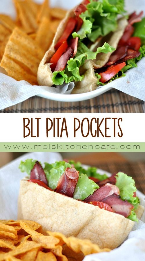 BLT Pita Pockets