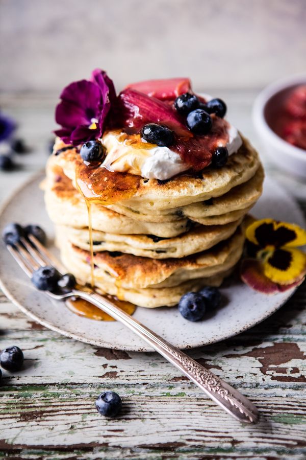 Blueberry Almond Pancakes