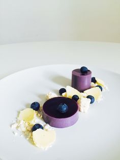 Blueberry & Violet Panna Cotta