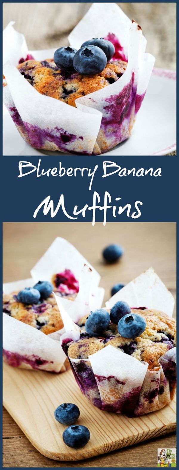 Blueberry Banana Muffins