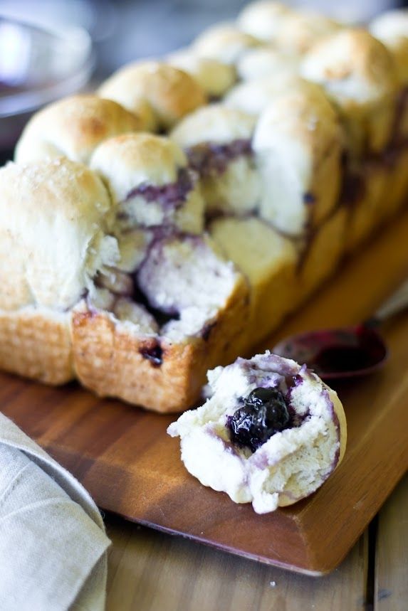 Blueberry Brie Pull-Apart Bread