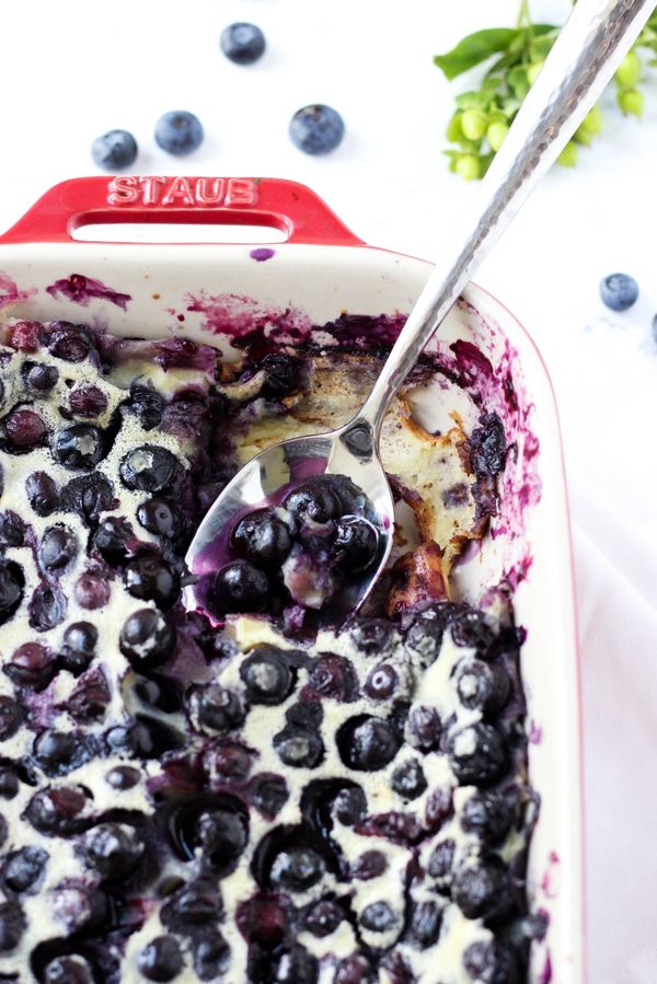 Blueberry Clafoutis (Julia's Child